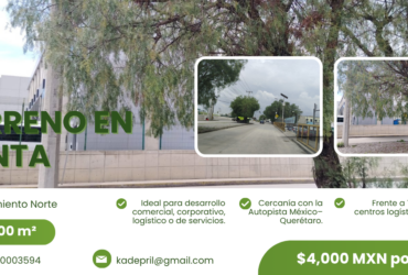 TERRENO EN VENTA 11,000M2 LIBRAMIENTO NORTE, TEPOTZOTLÁN
